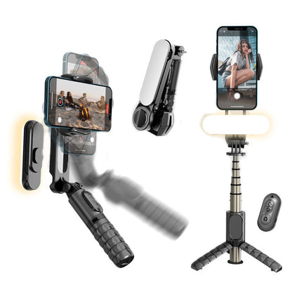 Tragbarer Gimbal und Selfie-Dreibeinstativ Bluetooth